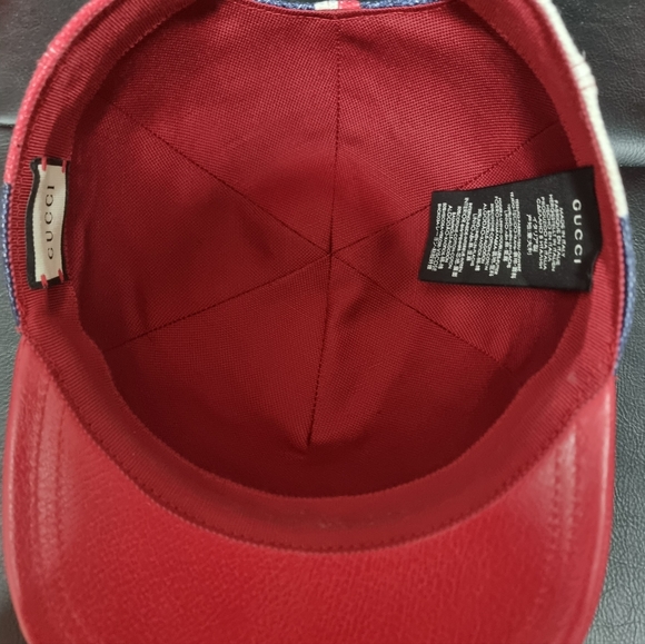 Red, Blue and White Gucci Hat Small (57) - Picture 4 of 7